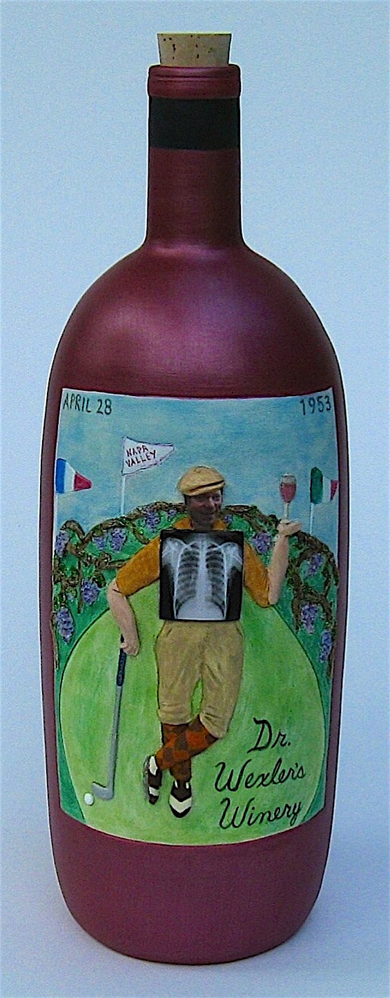 Kaolin Pottery Gt. Barrington, MA ceramic art gallery custom clay wine bottle
