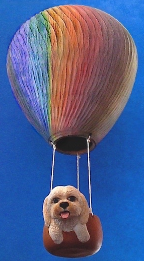 Kaolin Pottery Gt. Barrington, MA ceramic art gallery custom hot air balloon dog