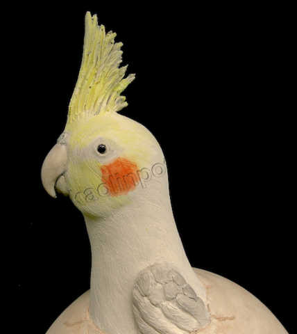 Kaolin Pottery Gt. Barrington, MA ceramic art gallery custom clay cockatiel pet