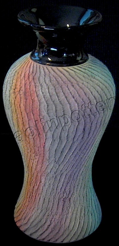 Kaolin Pottery Gt. Barrington, MA ceramic art gallery contemporary colorful vase