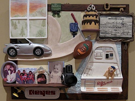 Kaolin Pottery Gt. Barrington, MA ceramic art gallery custom clay tribute plaque